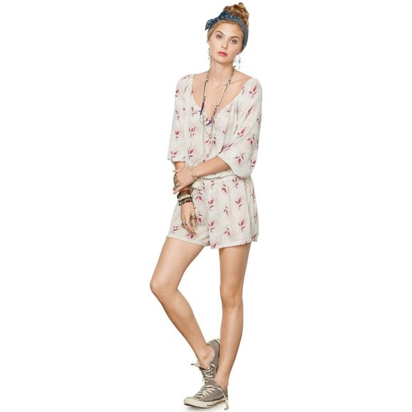 Denim & Supply Ralph Lauren Paisley Printed Romper Dress Tessel XXS New - Picture 1 of 6